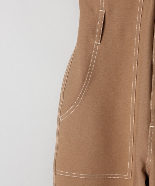 JEANASIS（ジーナシス）の「フロントボタンハイウエストパンツ（パンツ・オフホワイト()/ブラウン()/カーキ()）」の11枚目の写真