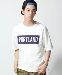 RAGEBLUE | スウェットプリント半袖(トップス)