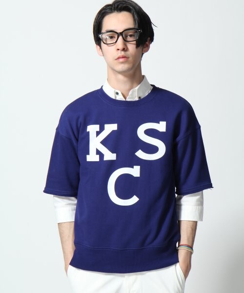 RAGEBLUE（レイジブルー）の「スウェットプリント半袖（トップス・メンズ・ホワイト/ブラック/グレー/ブルー・Ｍ/Ｌ）」の4枚目の写真