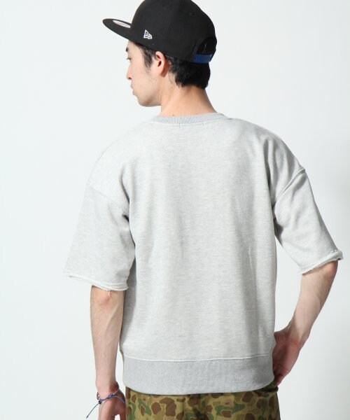 RAGEBLUE（レイジブルー）の「スウェットプリント半袖（トップス・メンズ・ホワイト/ブラック/グレー/ブルー・Ｍ/Ｌ）」の6枚目の写真