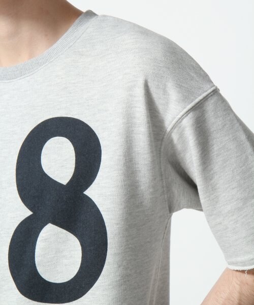 RAGEBLUE（レイジブルー）の「スウェットプリント半袖（トップス・メンズ・ホワイト/ブラック/グレー/ブルー・Ｍ/Ｌ）」の7枚目の写真