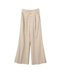 NINE | NINE リネンボタンパンツ(その他パンツ)