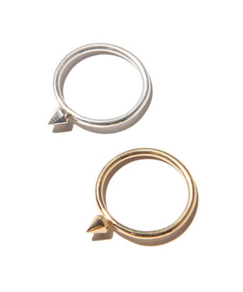 Double Spike Knuckle Ring – Flaca Jewelry, Inc.