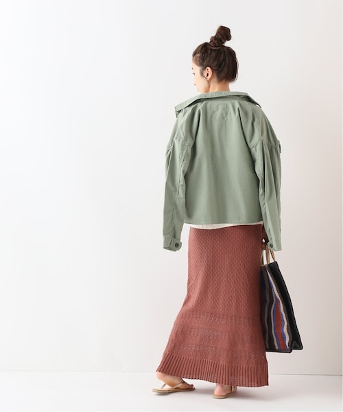 FRAMeWORK（フレームワーク）の「レースアミスカート（スカート・ナチュラル/36/38）」の6枚目の写真