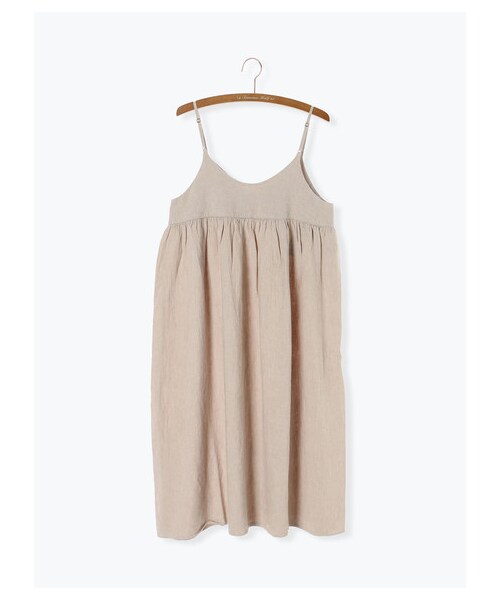 Samansa Mos2（サマンサ モスモス）の「麻レーヨンキャミワンピース