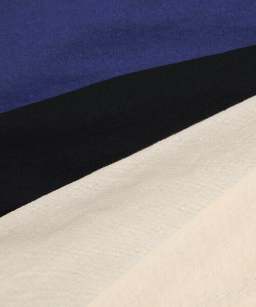 studio CLIP（スタディオクリップ）の「綿麻ウエスト切り替えワンピース[WEB限定プラスサイズ]（その他・ライトグレー/ブラック/アイボリー/ブルー）」の15枚目の写真