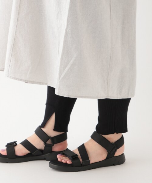 studio CLIP（スタディオクリップ）の「綿麻ウエスト切り替えワンピース[WEB限定プラスサイズ]（その他・ライトグレー/ブラック/アイボリー/ブルー）」の12枚目の写真