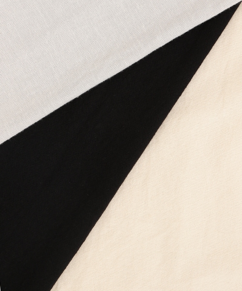 studio CLIP（スタディオクリップ）の「綿麻ウエスト切り替えワンピース[WEB限定プラスサイズ]（その他・ライトグレー/ブラック/アイボリー/ブルー）」の14枚目の写真