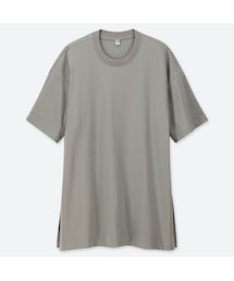 UNIQLO | コットンオーバーサイズチュニック(半袖)(Tシャツ/カットソー)