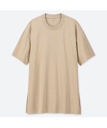 UNIQLO | コットンオーバーサイズチュニック(半袖)(Tシャツ/カットソー)