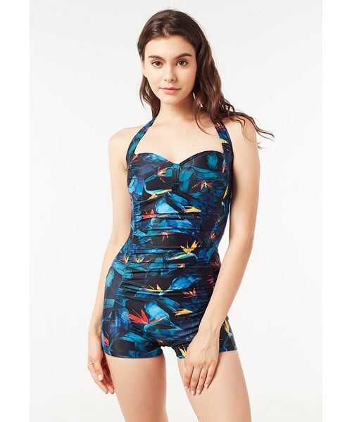 Funfit（ファンフィット）の「Halter Swim Romper in Tropical Print (S XL)（その他）」 WEAR