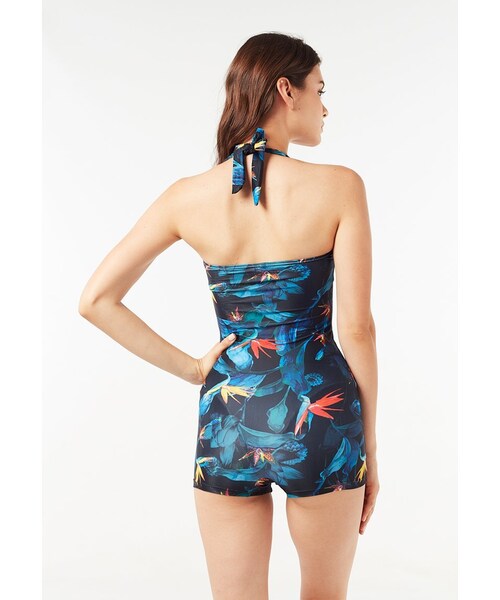 Funfit（ファンフィット）の「Halter Swim Romper in Tropical Print (S XL)（その他）」 WEAR