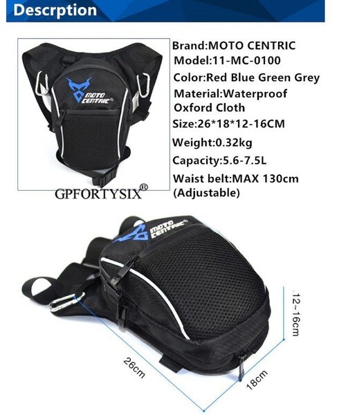 no brand（ノーブランド）の「MOTO CENTRIC ウエストバック