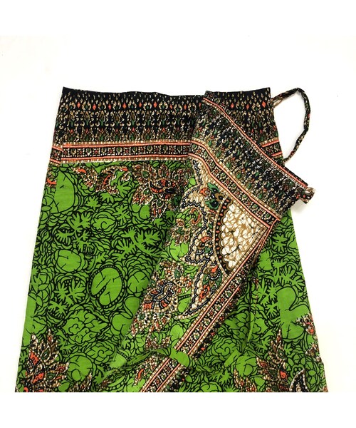USED（ユーズド）の「Melon Green Winding maxi  skirt（スカート・レディース・その他）」の7枚目の写真
