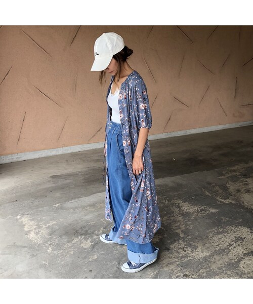 copine(コピン)の「裾ロールアップ!ハイウエストワイドデニムパンツ【クリックポスト対象商品】(デニムパンツ・レディース・その他)」の10枚目の写真