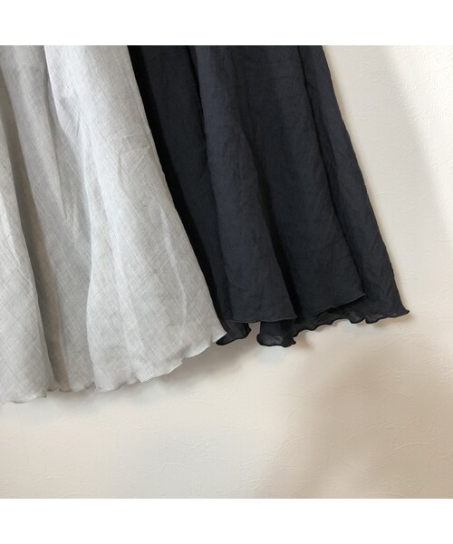 copine（コピン）の「再入荷！柔らかガーゼ素材！ふんわりロングスカート (2color)【クリックポスト対象商品】（スカート・レディース・その他）」の15枚目の写真
