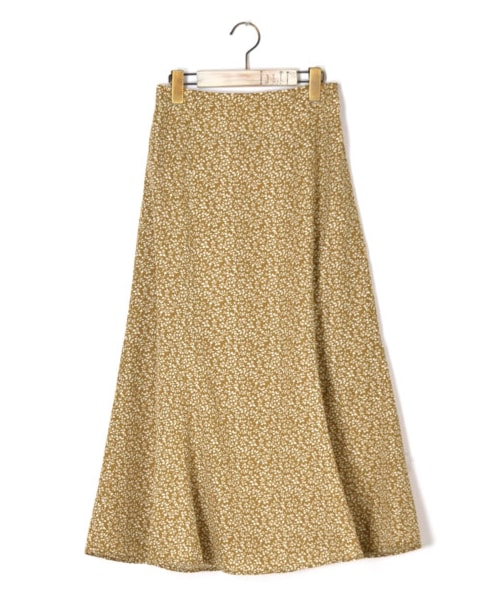 w closet(ダブルクローゼット)の「ツタ柄マーメイドスカート(スカート・レディース・オフホワイト/ベージュ/ブラック・FREE/M/L)」の3枚目の写真