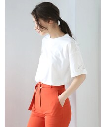 earth music&ecology | 【広瀬すず×earth】・ゆるTシャツ(トップス)