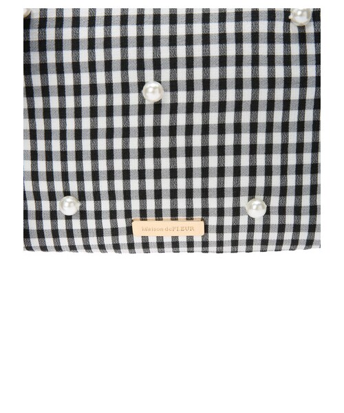 Maison de FLEUR（メゾンドフルール）の「ギンガムチェックポーチ
