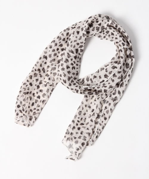 Heather(ヘザー)の「ガラスカーフ(ファッション雑貨・ホワイト系/ブラック系)」の1枚目の写真