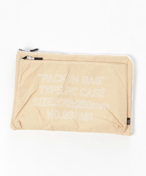 LAKOLE（ラコレ）の「[PACK IN BAG]19SSパソコンケース（その他・シルバー()/ホワイト()/ベージュ()）」の3枚目の写真
