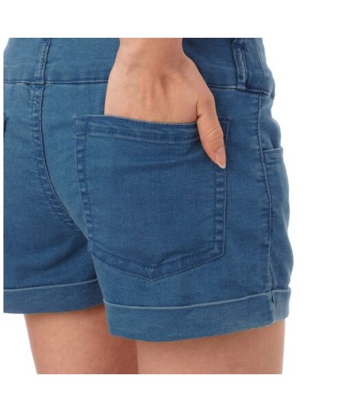 OZOC（オゾック）の「ハイウエストショートパンツ（パンツ・レディース・ブルー系/ホワイト/ブラック・M）」の7枚目の写真