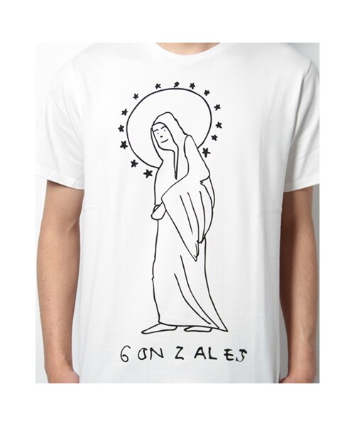 HARE（ハレ）の「Mark GonzalesプリントTシャツ1(MENS)（トップス・メンズ・オフホワイト/ブラック・Ｓ/Ｍ/Ｌ）」の6枚目の写真