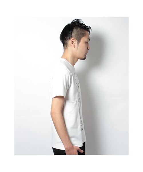 HARE（ハレ）の「Mark GonzalesプリントTシャツ1(MENS)（トップス・メンズ・オフホワイト/ブラック・Ｓ/Ｍ/Ｌ）」の3枚目の写真