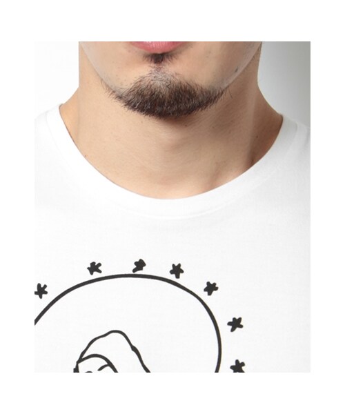 HARE（ハレ）の「Mark GonzalesプリントTシャツ1(MENS)（トップス・メンズ・オフホワイト/ブラック・Ｓ/Ｍ/Ｌ）」の5枚目の写真