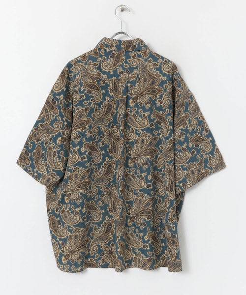 SENSE OF PLACE by URBAN RESEARCH(センスオブプレイスバイアーバンリサーチ)の「ペイズリーシャツ(5分袖)(トップス・メンズ・その他・M/L)」の6枚目の写真