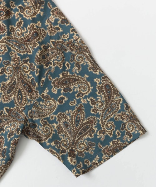 SENSE OF PLACE by URBAN RESEARCH(センスオブプレイスバイアーバンリサーチ)の「ペイズリーシャツ(5分袖)(トップス・メンズ・その他・M/L)」の5枚目の写真