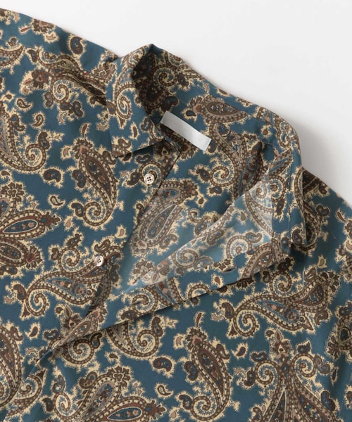 SENSE OF PLACE by URBAN RESEARCH(センスオブプレイスバイアーバンリサーチ)の「ペイズリーシャツ(5分袖)(トップス・メンズ・その他・M/L)」の4枚目の写真