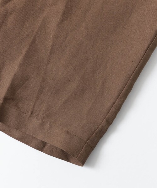 SENSE OF PLACE by URBAN RESEARCH(センスオブプレイスバイアーバンリサーチ)の「リネンレーヨンタックワイドパンツ(パンツ・メンズ・BROWN/NAVY/BLACK/KHAKI・M/L)」の18枚目の写真
