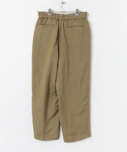 SENSE OF PLACE by URBAN RESEARCH(センスオブプレイスバイアーバンリサーチ)の「リネンレーヨンタックワイドパンツ(パンツ・メンズ・BROWN/NAVY/BLACK/KHAKI・M/L)」の15枚目の写真