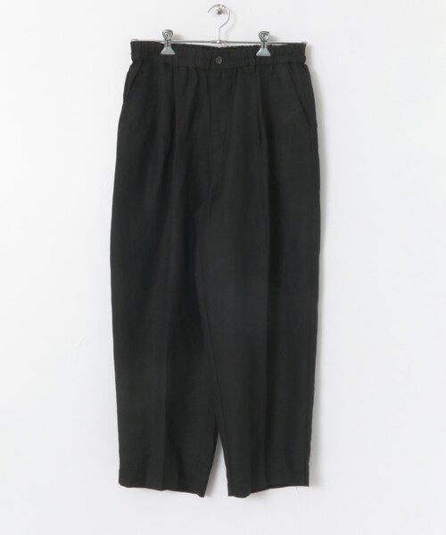 SENSE OF PLACE by URBAN RESEARCH(センスオブプレイスバイアーバンリサーチ)の「リネンレーヨンタックワイドパンツ(パンツ・メンズ・BROWN/NAVY/BLACK/KHAKI・M/L)」の11枚目の写真