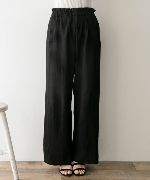 URBAN RESEARCH(アーバンリサーチ)の「リラックスリブパンツ(パンツ・レディース・L.KHAKI/OFF BEIGE/BLACK・FREE)」の15枚目の写真