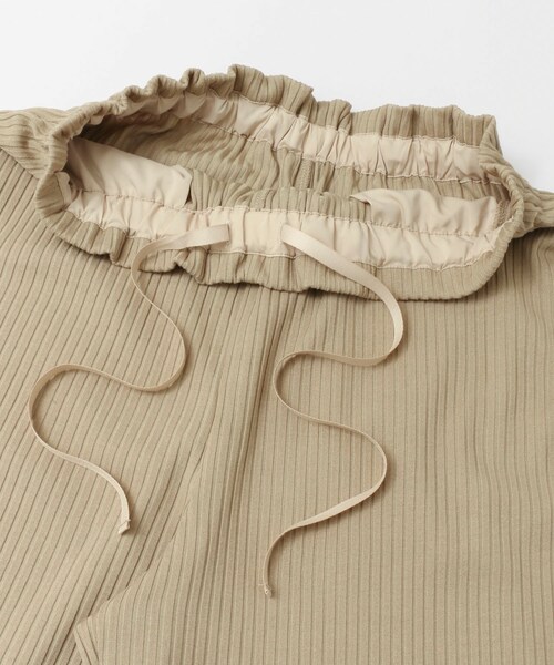 URBAN RESEARCH(アーバンリサーチ)の「リラックスリブパンツ(パンツ・レディース・L.KHAKI/OFF BEIGE/BLACK・FREE)」の21枚目の写真