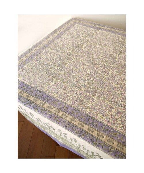 Madu（マディ）の「Mas d'Ouvan ラベンダー テーブルクロス パープル×グリーン（その他・その他・約150×150cm(+-5cmの誤差があります)）」の3枚目の写真