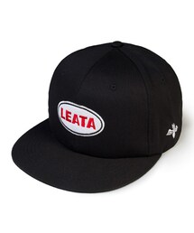LEATA | BELL logo parody 6 panel cap black(その他)