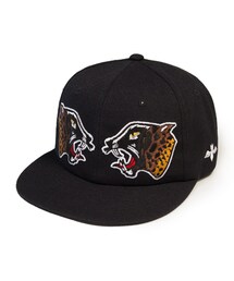 LEATA | Smilodon twins 6 panel cap black(その他)
