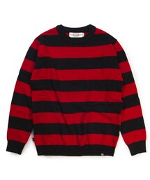 LEATA | Striped sweater black/red(その他)