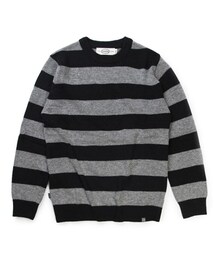 LEATA | Striped sweater black/gray(その他)