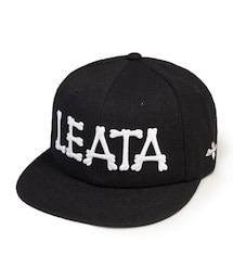 LEATA | Bone logo 6 panel cap black(その他)