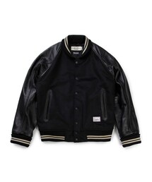 LEATA | Varsity jacket black(ジャケット/アウター)