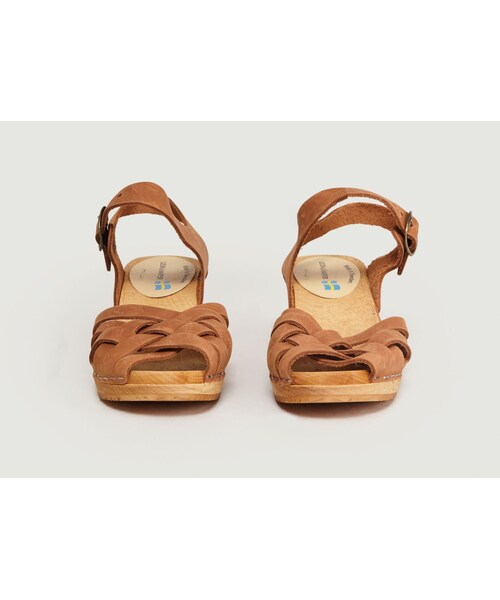 Sandales Sabots LEON 4201 En Cuir Véritable Pour Femme - Confort Quotidien Semelle Anatomique