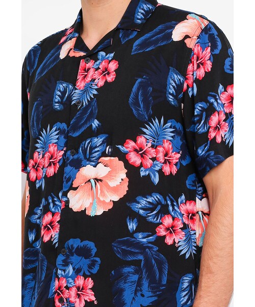 Hollister（ホリスター）の「短袖襯衫（トップス・メンズ・黑色・L/M/S/XL/XS）」の3枚目の写真