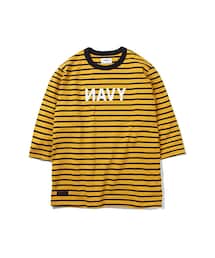 ESPIONAGE | Joel Heavyweight NAVY Shirt Mustard(トップス)