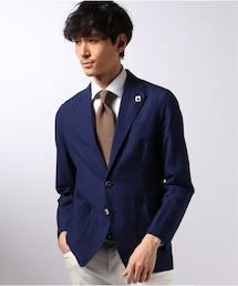 EDIFICE | LARDINI / ラルディーニ シアサッカー シャドーストライプ ジャケット(ジャケット/アウター)