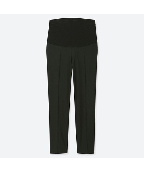 UNIQLO（ユニクロ）の「マタニティEZYアンクルパンツ（その他パンツ・レディース・NAVY 69/BLACK 09・XS/S/M/XL/L）」の2枚目の写真