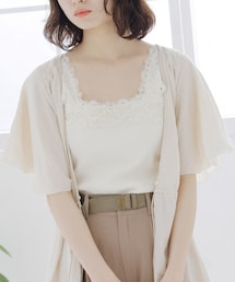 Crisp | ワッフルレースキャミ(キャミソール)